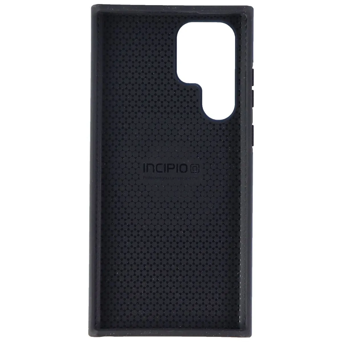 Incipio Duo Series Case for Samsung Galaxy S22 Ultra - Dark Denim Blue Premium Pattern Design Button Cover