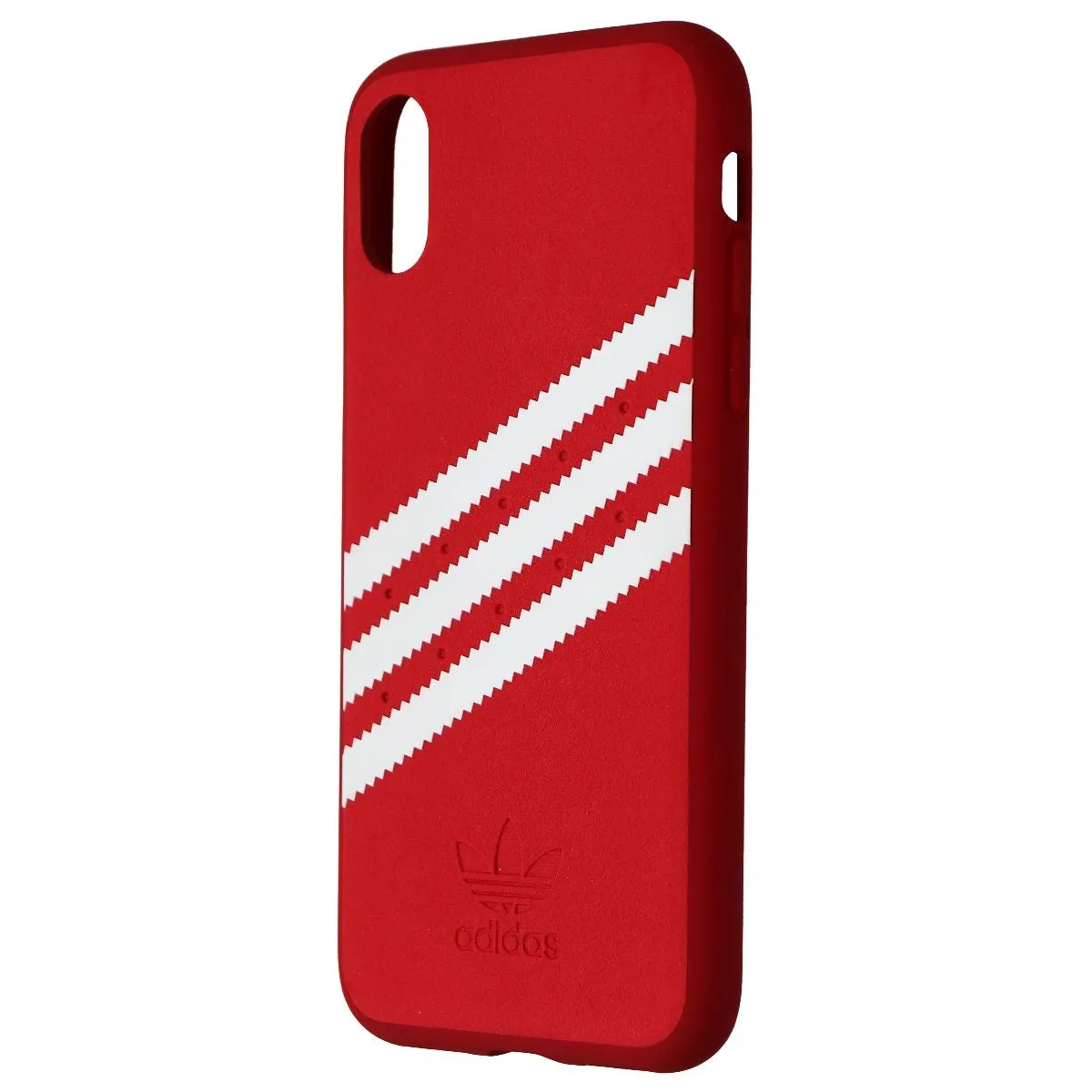 Adidas 3-Stripes Snap Case for Apple iPhone Xs/X - Red Luxury Detail Comfort Accessory