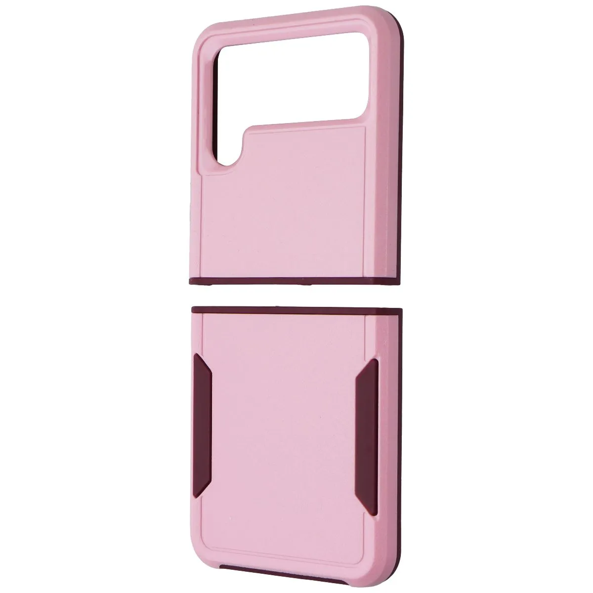 Case Brand Case for Samsung Galaxy Z Flip4 - Pink / Rose Red Desk Companion Polished Layer