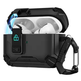 Durable Carry Texture AirPods Pro 3 Case - MagSafe, Heavy-Duty, Secure Lock | Raider Series
