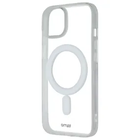 Ampd Impact Drop Series Case for MagSafe for Apple iPhone 14 - Clear Durable Design Texture