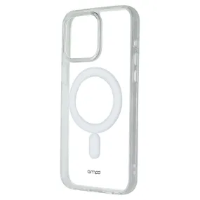 AMPD Impact Drop Series Case for MagSafe for Apple iPhone 15 Pro Max - Clear Hybrid Look Port Protection