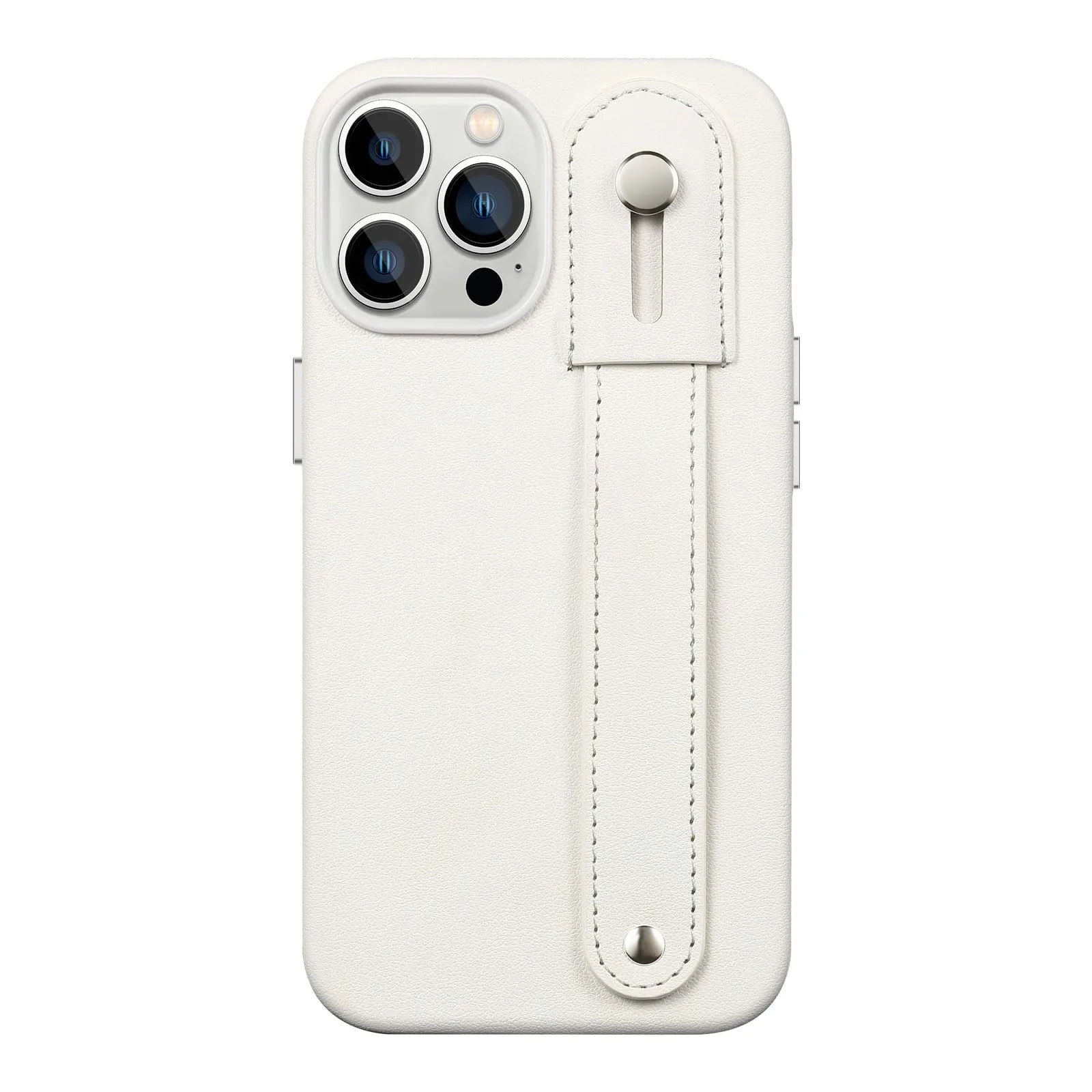 Smooth Pattern Design Indy Series White FingerGrip Series Case - iPhone 13 Pro Max