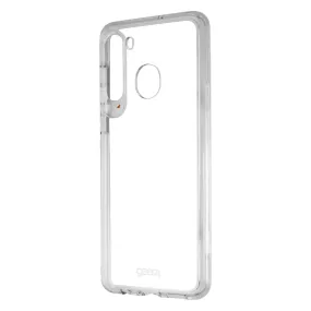 High gloss ZAGG Crystal Palace Series Hard Case for Samsung Galaxy A21 - Clear