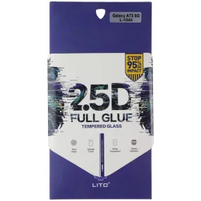 LITO 2.5D Full Glue Tempered Glass Screen Protector for Samsung Galaxy A73 5G Premium Quality