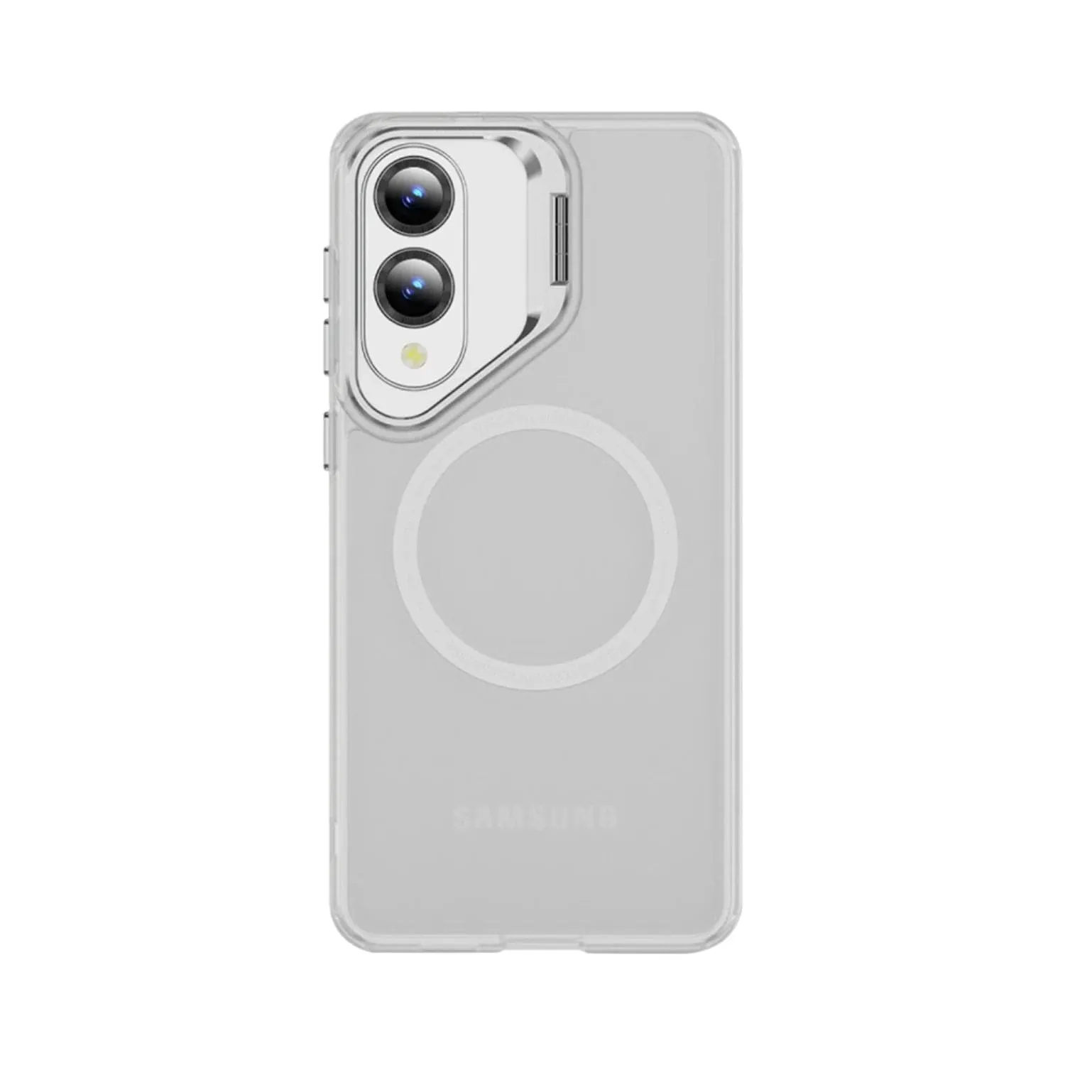 Samsung Galaxy S25 Edge Clear Case ?C Kickstand, MagSafe Compatible | Venture Series Soft Detail Easy Grip
