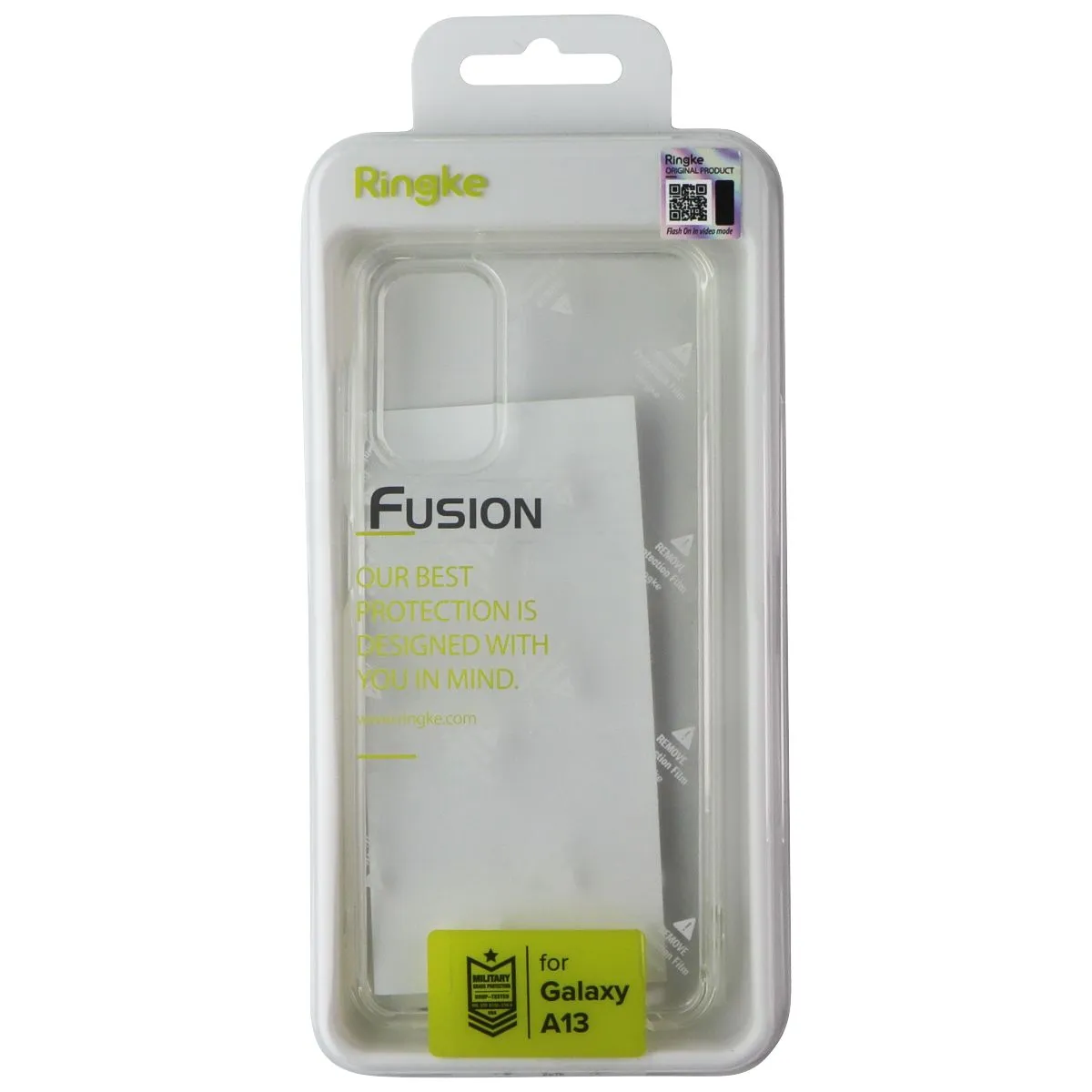 Daily Grip Lightweight Frame Ringke Fusion Series Case for Samsung Galaxy A13 - Clear