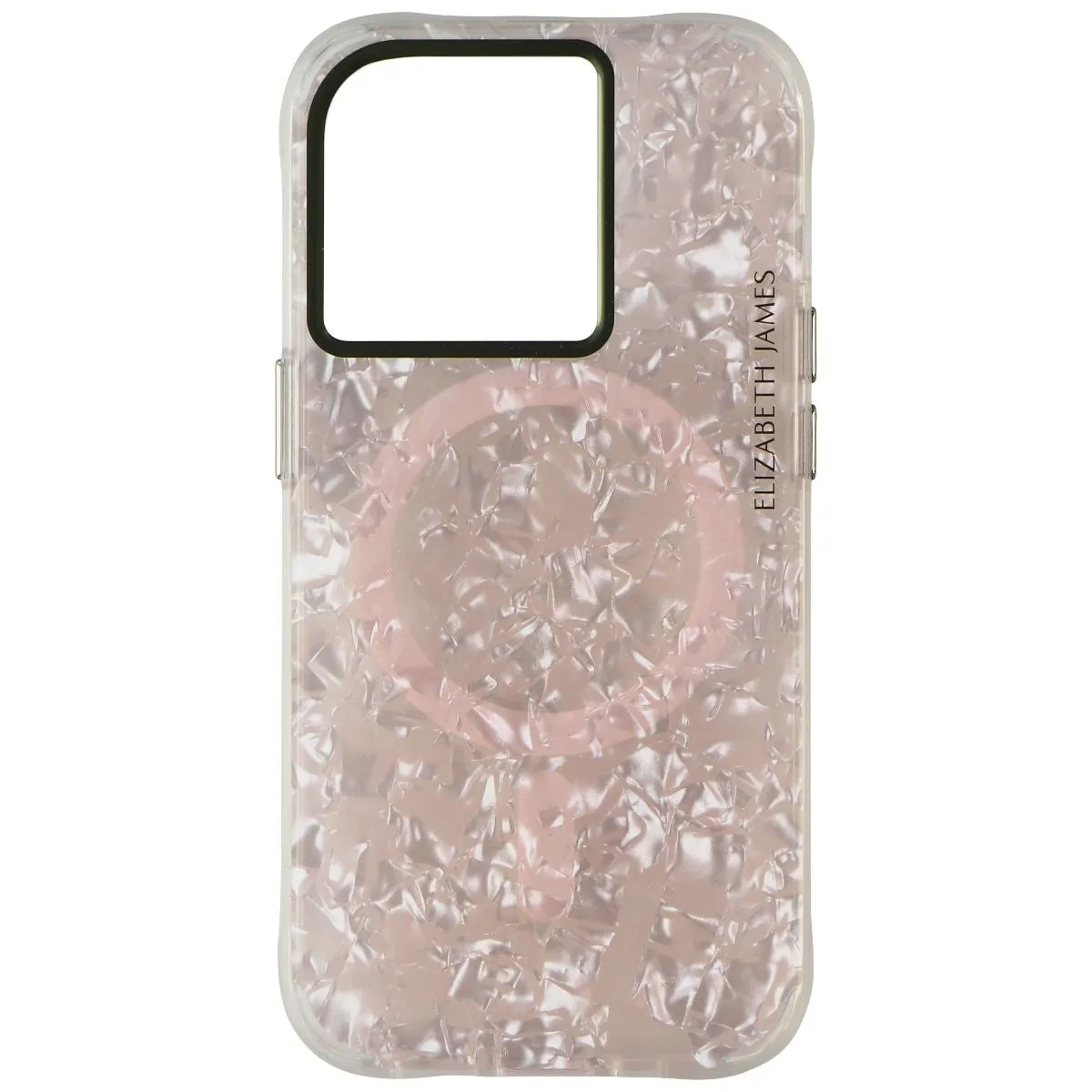 Case-Mate Elizabeth James Case for MagSafe for iPhone 14 Pro - Rose Acetate Phone Accessory Slim Protection