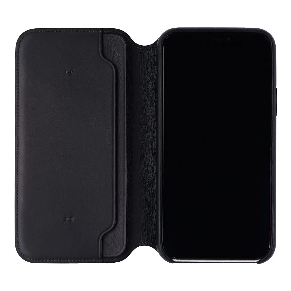 Compact Style Apple Leather Folio Case for iPhone 11 Pro (5.8) Smartphone - Black (MX062ZM/A)