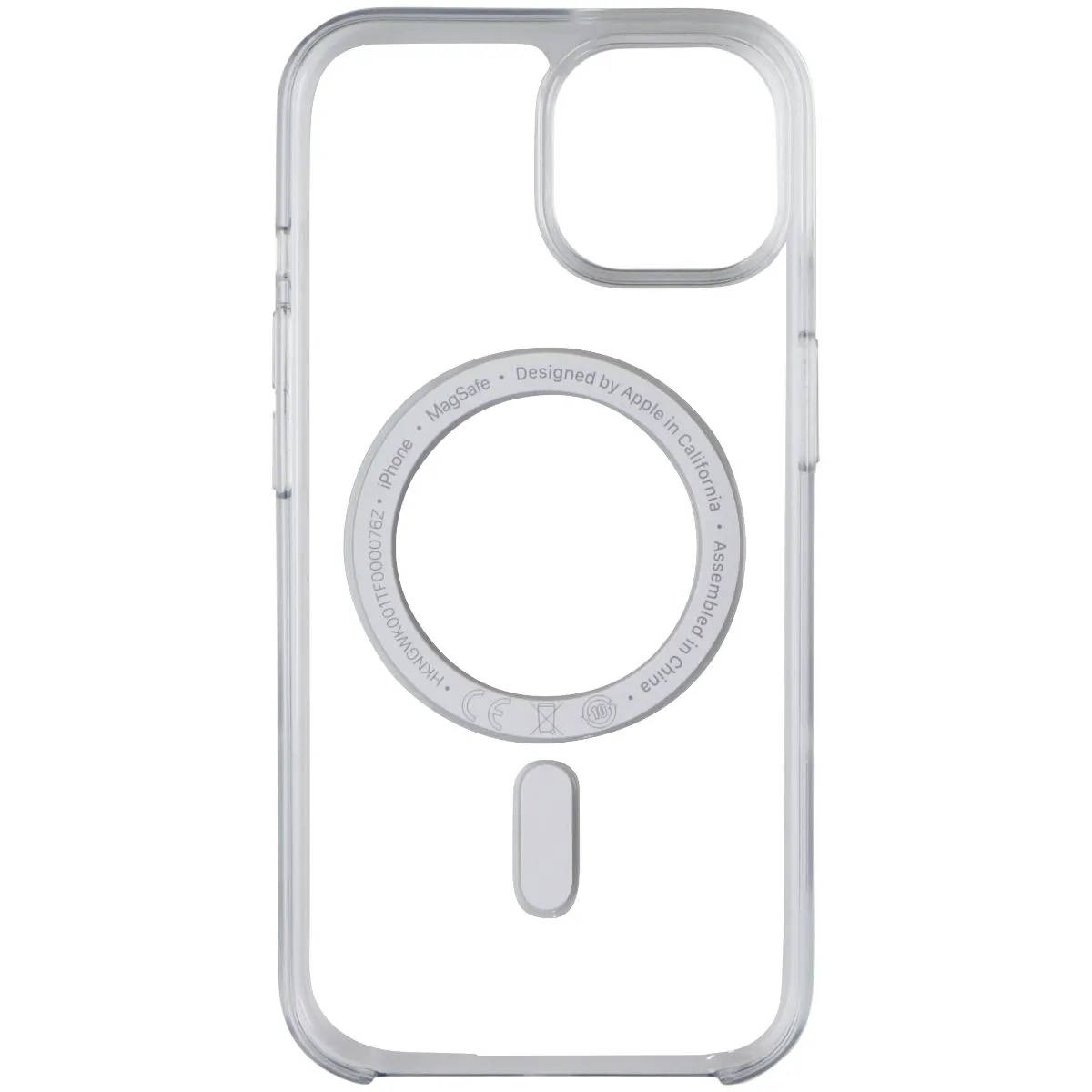 Trendy Texture Apple Official Clear Case for MagSafe for iPhone 15 - Clear (MT203ZM/A)