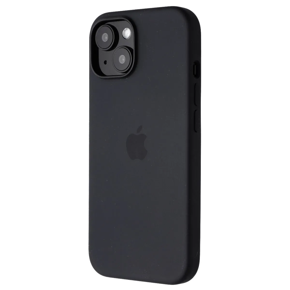 Pocket Size Stylish Detailing Apple Official Silicone Case for MagSafe for iPhone 15 - Black