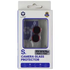 Tech Shield LITO S  Camera Glass Protector for Apple iPhone 14/14 Plus - Red (L-1367)