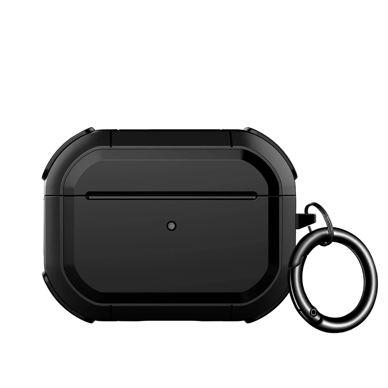 Armor Series Black Case - Apple AirPods Pro 2 (2nd Generation) soft touch earbuds case Durable Gadget Organizer