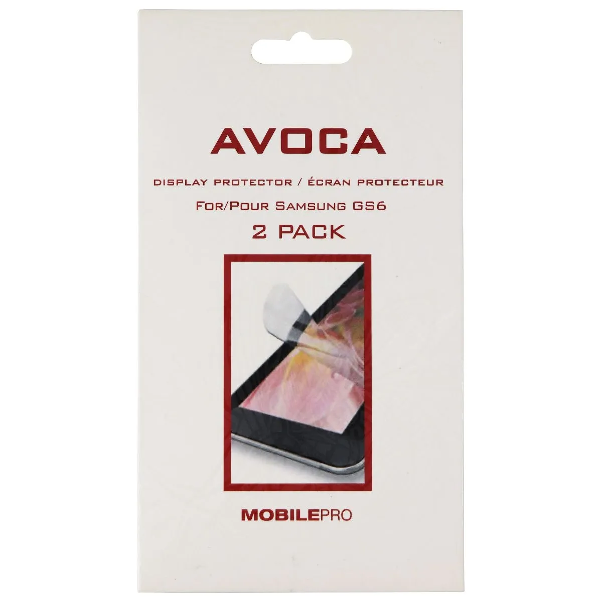 Screen Care Pro Screen Protector Ultra Max Plus Avoca MobilePro Display Protector 2 Pack for Samsung Galaxy S6 - Clear