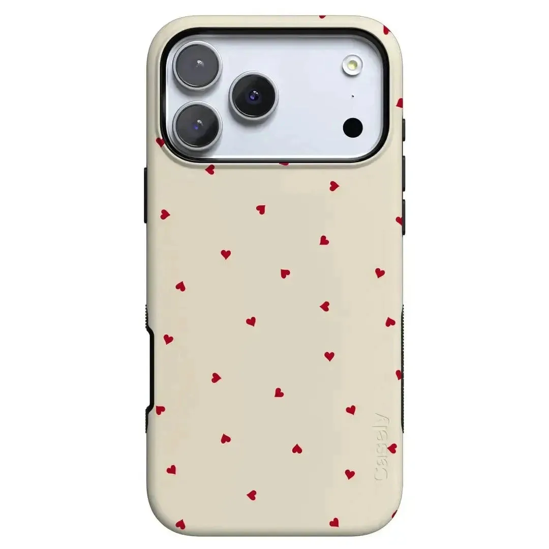 Soft Touching Compact Texture Be Mine | Tiny Hearts Case