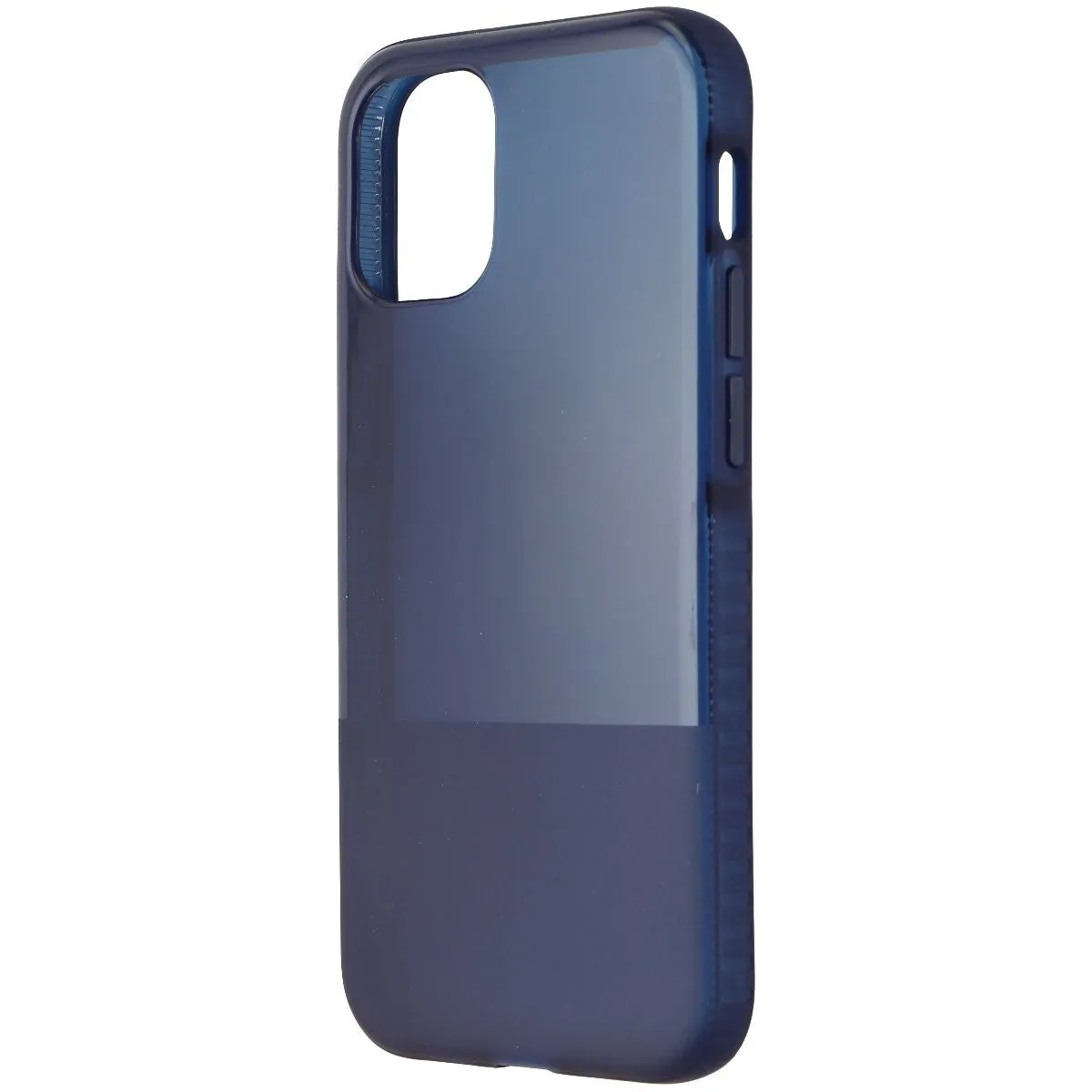 Refined Form Flexible Pattern Texture BodyGuardz Stack Flexible Gel Case for iPhone 12 mini - Navy Blue