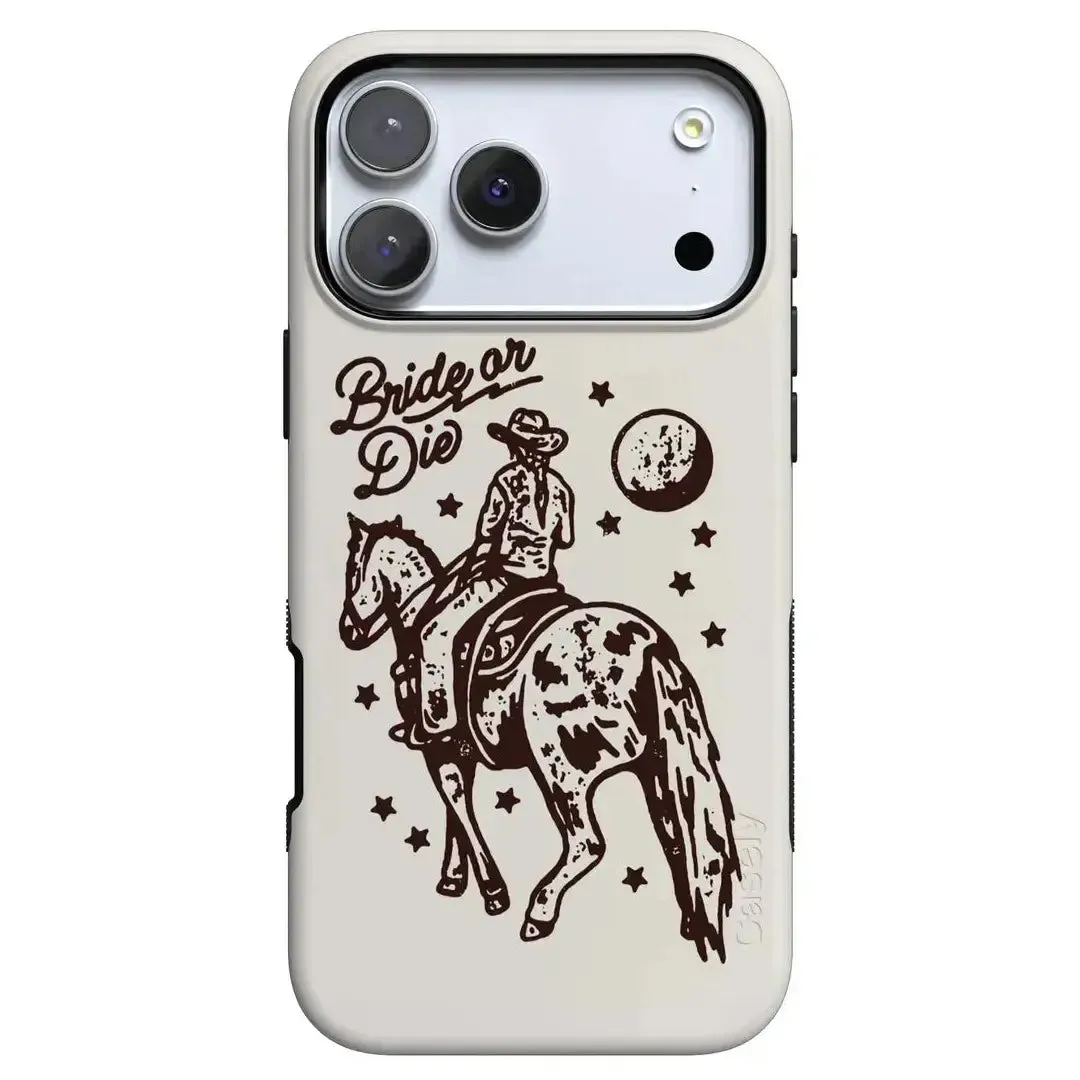 Bride or Die | Rodeo Bachelorette Case Edge Shield Smooth Pattern Design
