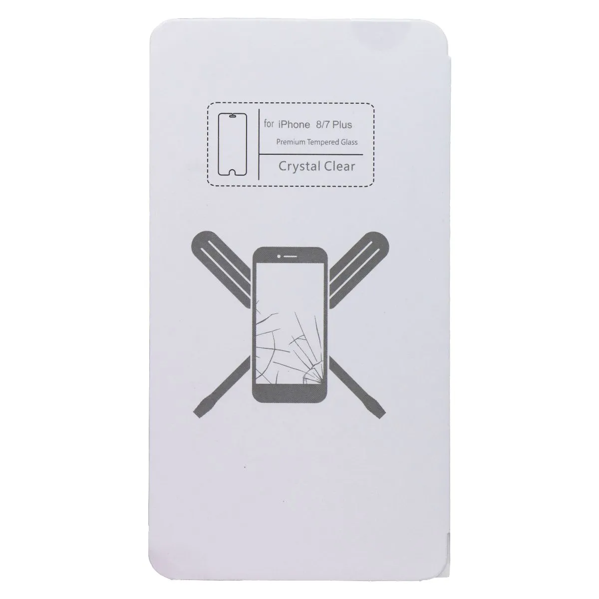 UBREAKIFIX Tempered Glass for Apple iPhone 8/7 Plus - Crystal Clear (5 PK) Tempered Glass Guard