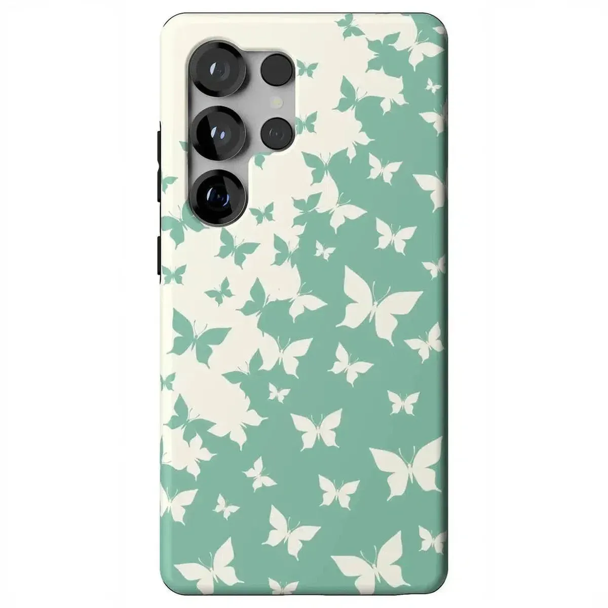 Butterfly Effect | Sage Colorblock Samsung Case Clean Texture Durable Shell