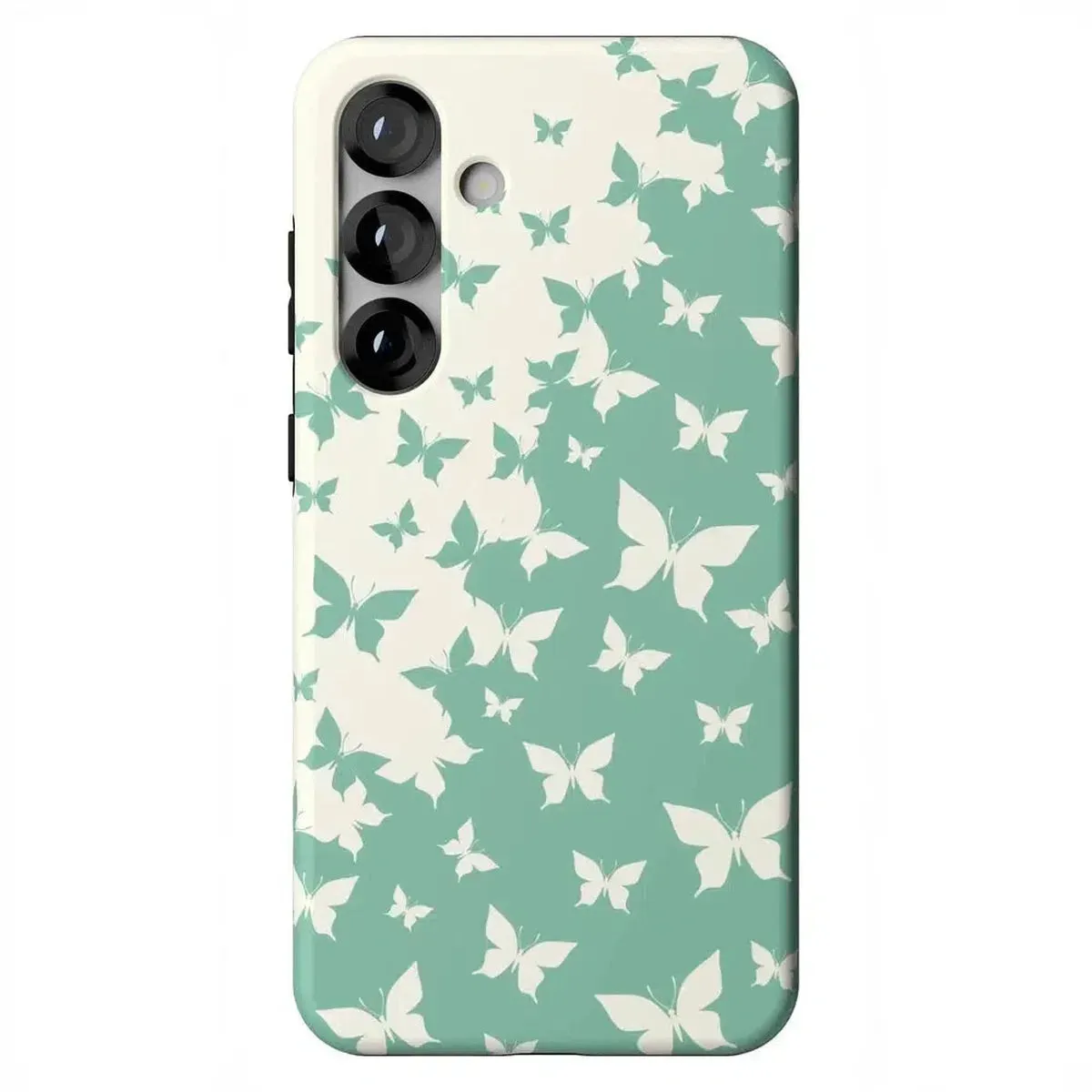 Creative Texture Drop Protection Butterfly Effect | Sage Colorblock Samsung Case