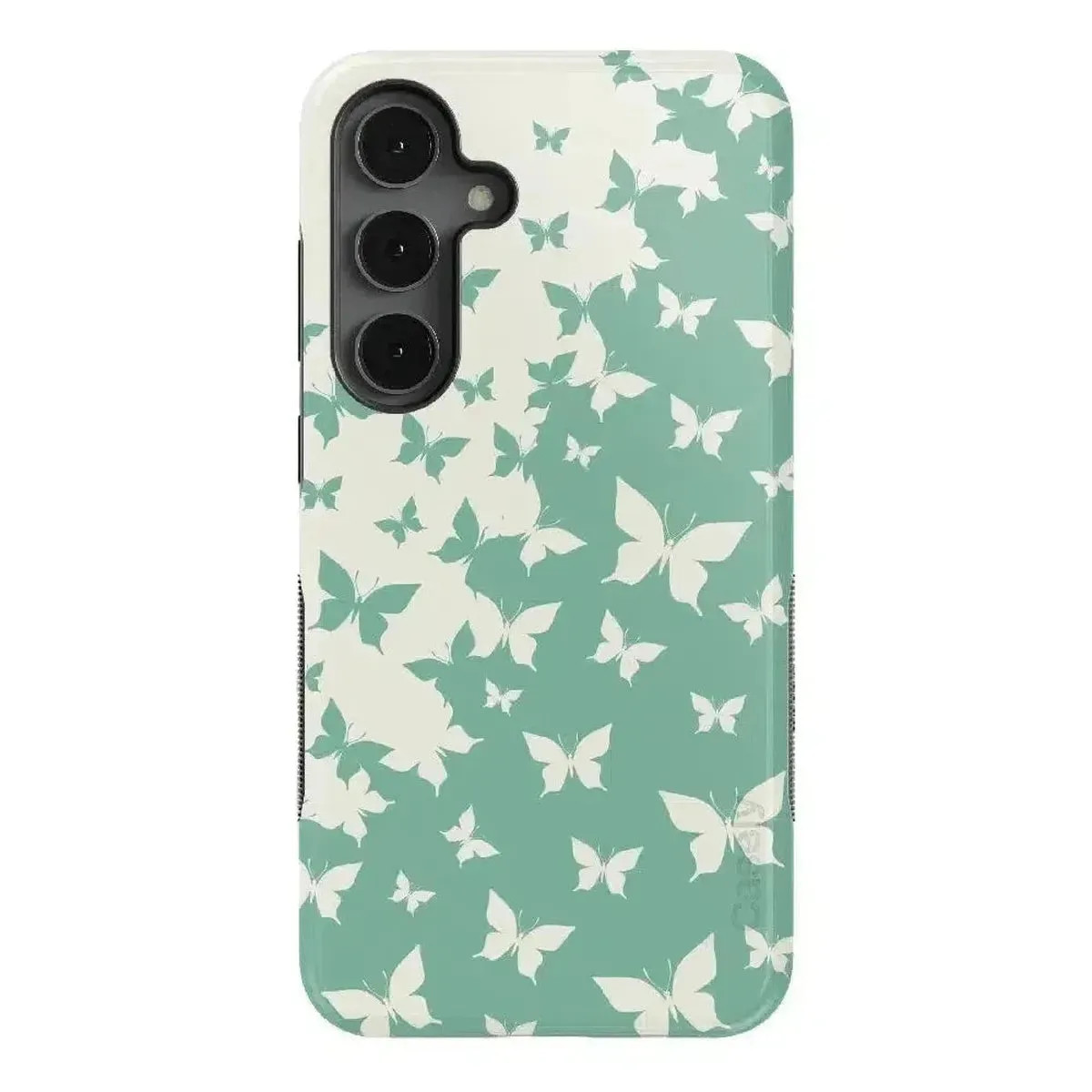 Butterfly Effect | Sage Colorblock Samsung Case Trendy Texture Finish
