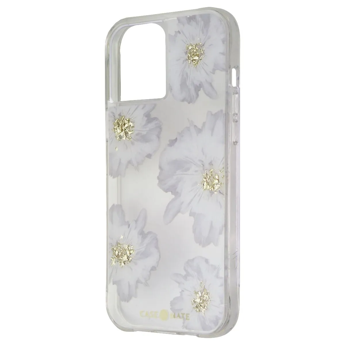 Textured Surface Case-Mate Karat Case for iPhone 12 Pro Max (5G) - Gold Foil Accents/Clear