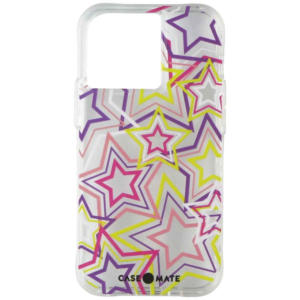 Hybrid Build Case-Mate Tough Prints Series Hard Case for iPhone 13 Pro - Neon Stars