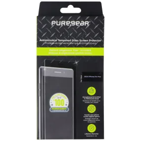 PureGear Steel 360 Tempered Glass Screen Protector for Apple iPhone 16 Pro Max Google Pixel Protector