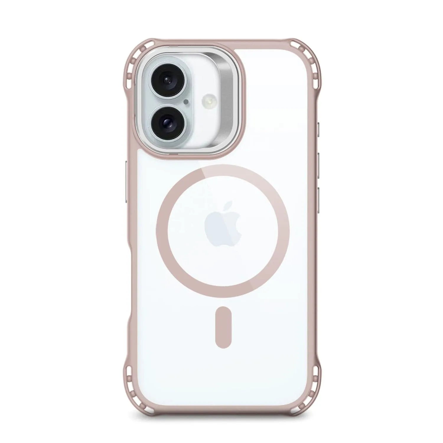 iPhone 16 Plus Clear Kickstand Case - Anti-Slip, Rugged, MagSafe | Venture Series Slim Feel Modern Texture