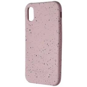 Mellow Bio Case for Apple iPhone XR - Pink / Black Rugged Detail Layer Durable Pattern Texture