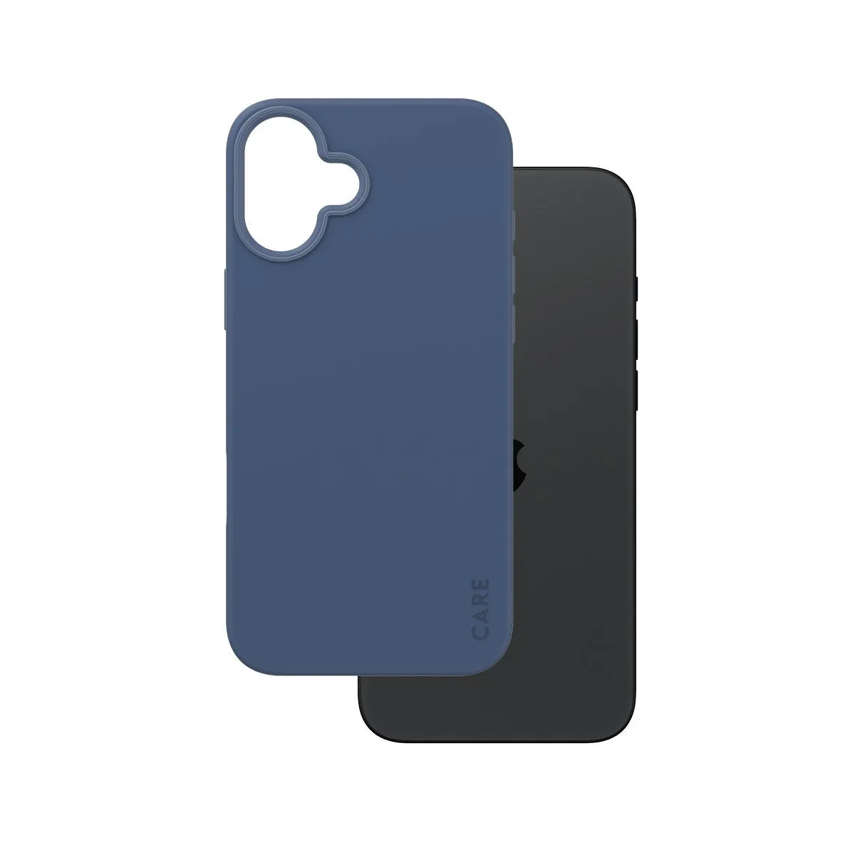 CARE by PanzerGlass? Case Blue w. MagSafe iPhone 16 Plus Protective Build Texture