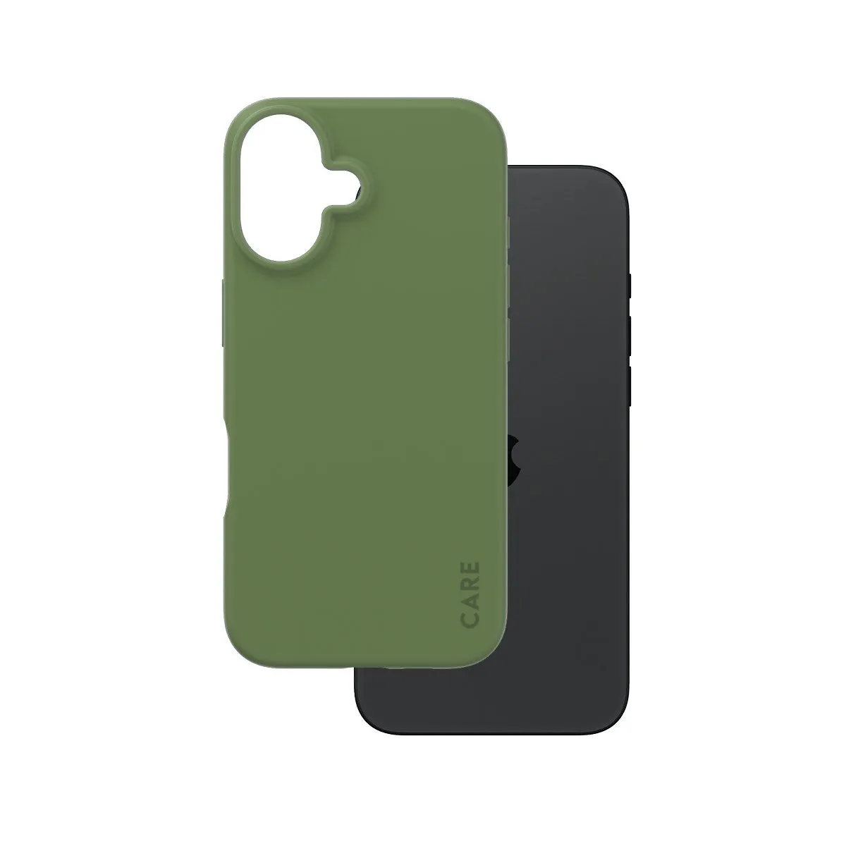 Durable Protection Layer CARE by PanzerGlass? Case Green iPhone 16