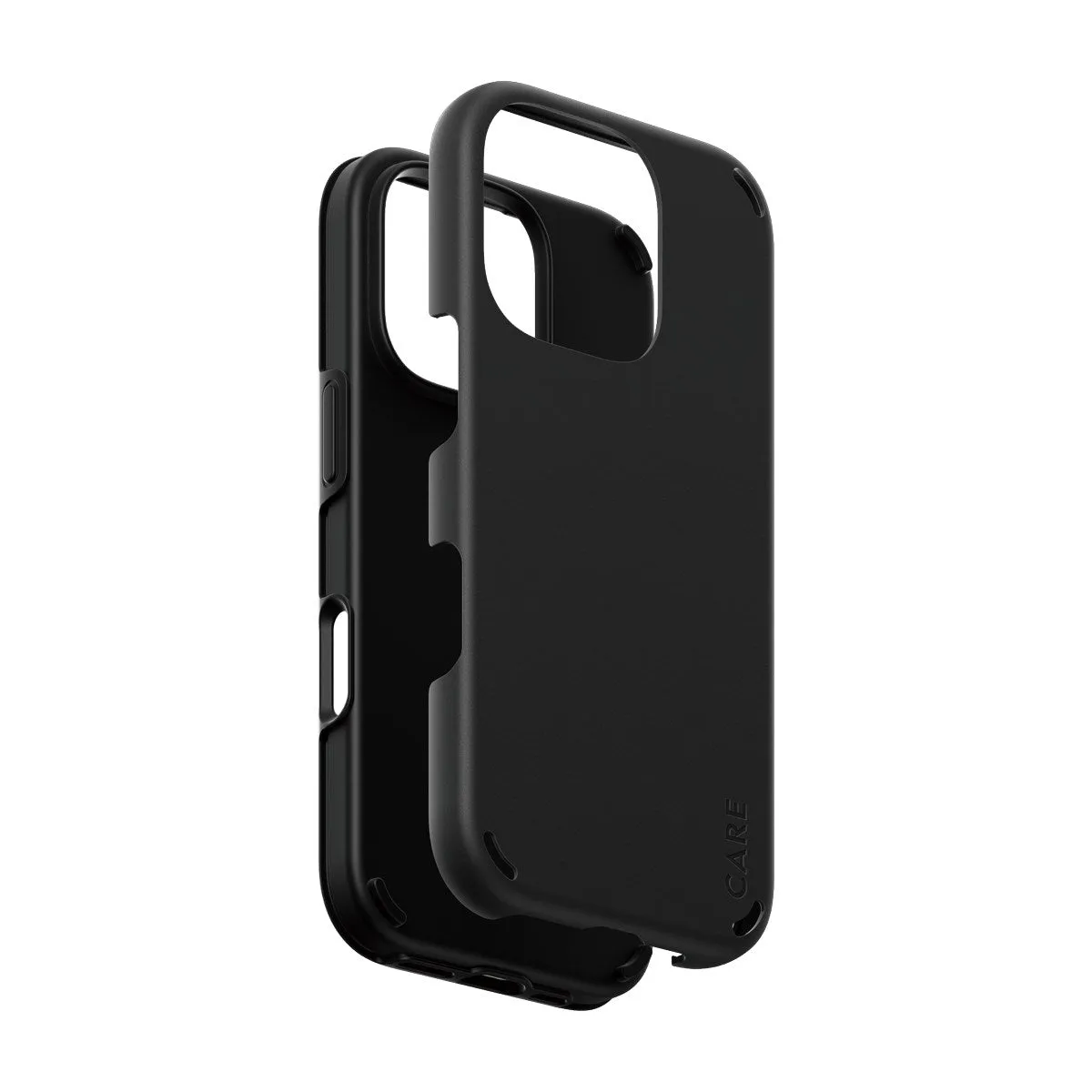 CARE by PanzerGlass? Double Defense Case Black iPhone 16 Pro Hybrid Form High strength