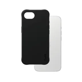 Clean Texture CARE by PanzerGlass? Samba Case Black w. Qi Compatible iPhone 16e