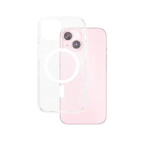 Smooth Finish Touch Non slip grip CARE by PanzerGlass? Urban Combat Case Star Lit w. White MagSafe iPhone 15