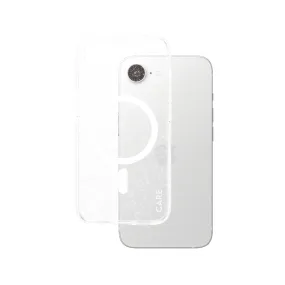 CARE by PanzerGlass? Urban Combat Case Star Lit w. White Qi Compatible iPhone 16e Comfort touch Matte Look Finish