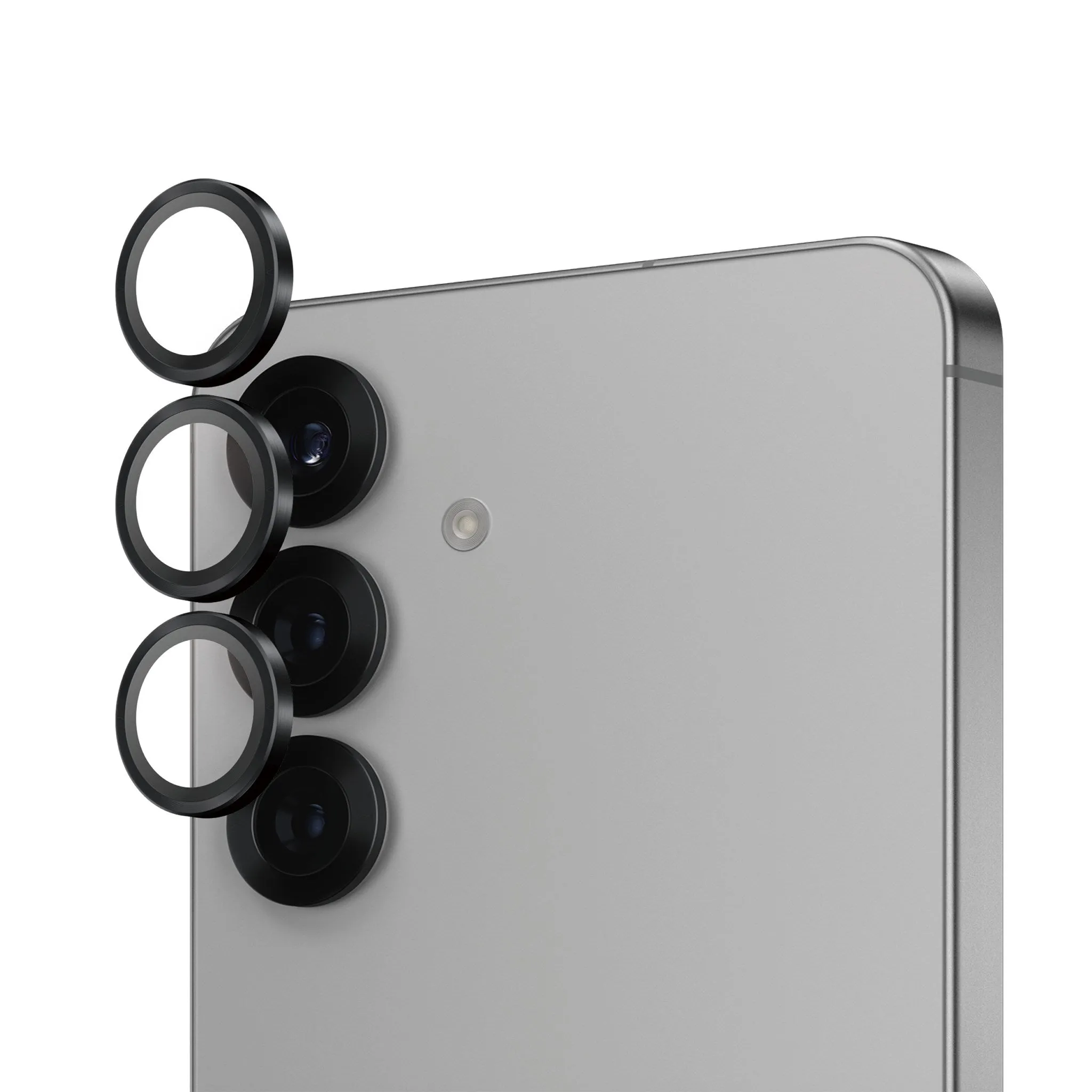 PanzerGlass? Hoops? Camera Lens Protector Black Samsung Galaxy S25 full vision clarity