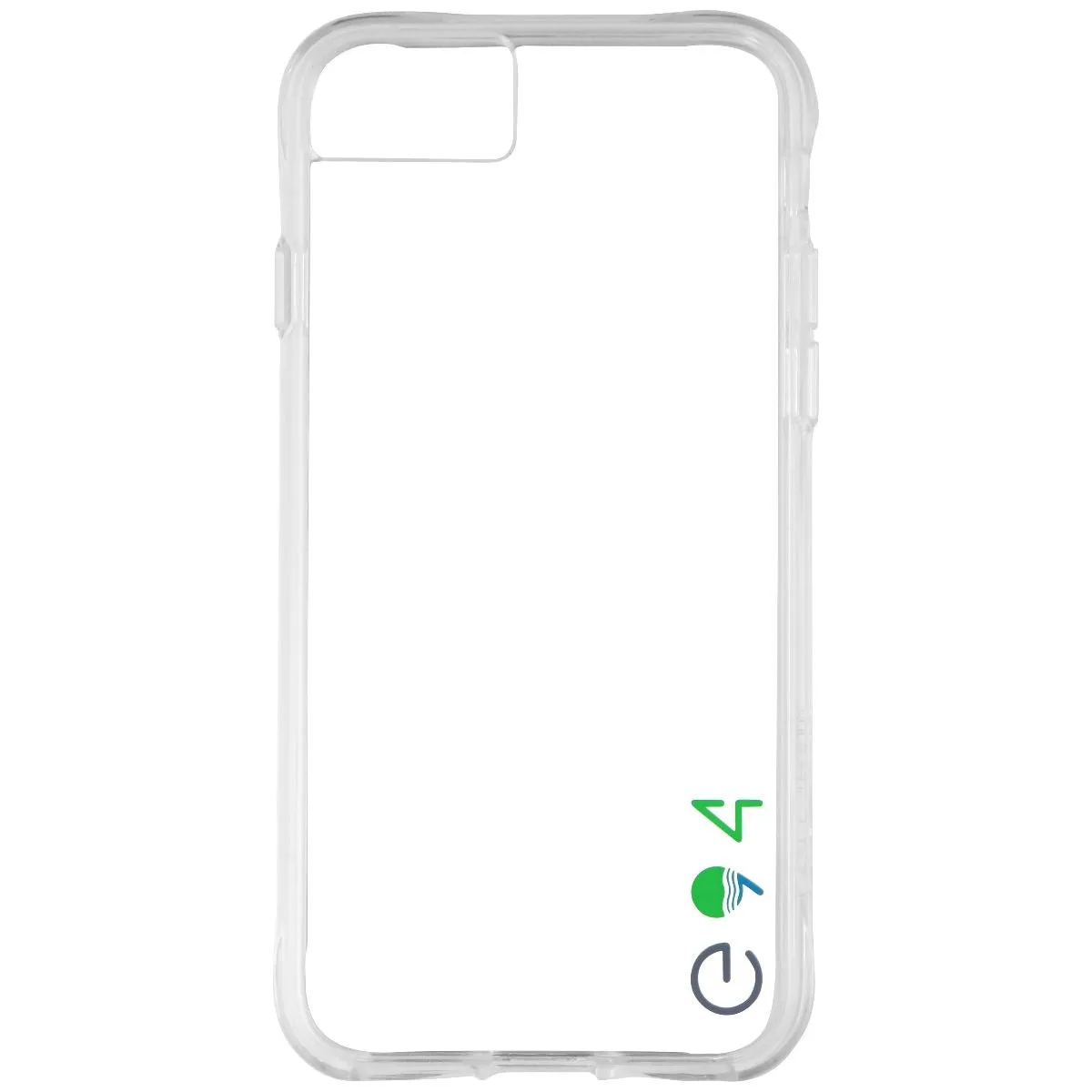 Case-Mate ECO94 Recycled Phone Case for Apple iPhone 7/8/SE (2nd Gen) - Clear Smooth Surface Shock Cushion