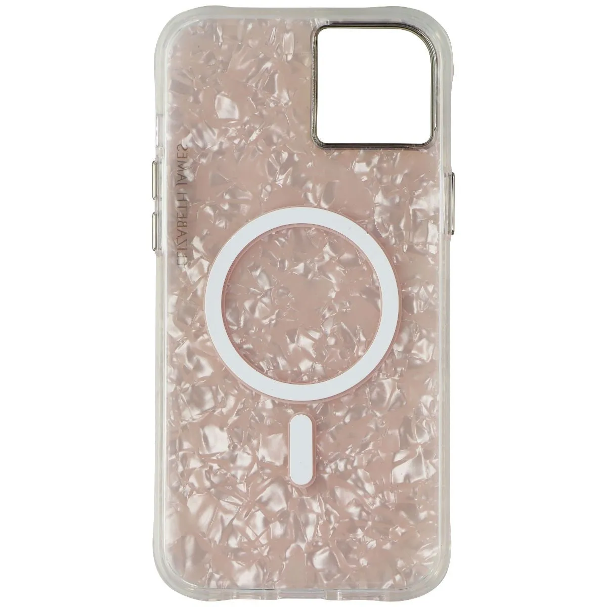 Grip Layer Flexible Touch Case-Mate Elizabeth James Case for MagSafe for iPhone 14 Plus - Rose Acetate