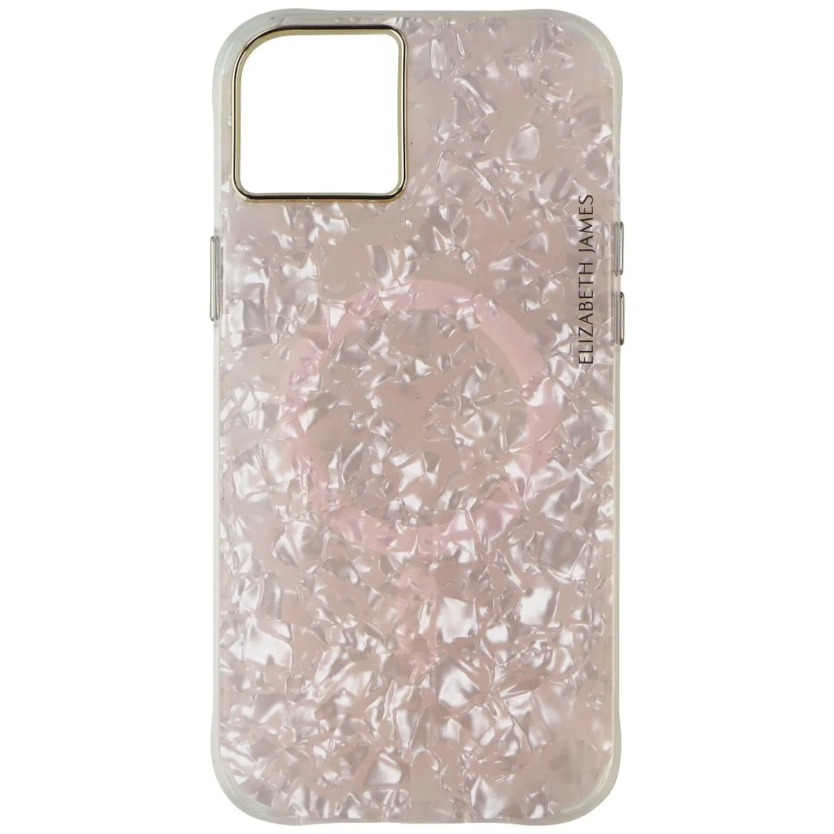 Case-Mate Elizabeth James Case for MagSafe for iPhone 14 Plus - Rose Acetate Soft Touching