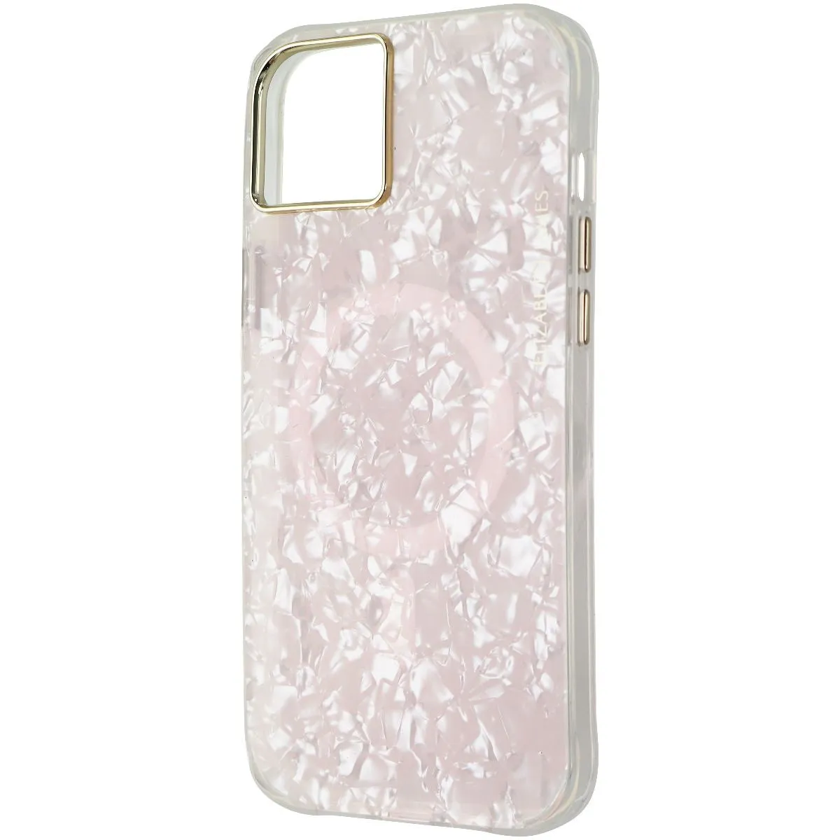 Case-Mate Elizabeth James Case for MagSafe for iPhone 14 Plus - Rose Acetate Sleek Appearance