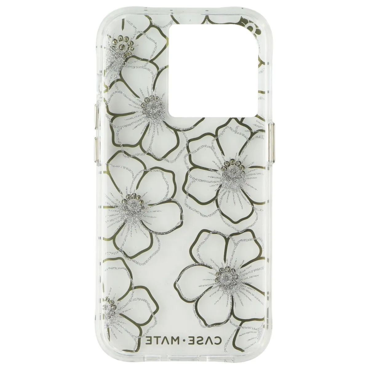 Flexible Grip Form Durable Accessory Case-Mate Hardshell Series Case for Apple iPhone 14 Pro - Floral Gems