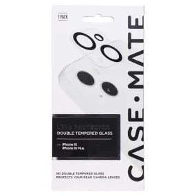 Eye Protection Film Case-Mate Lens Protector Double Tempered Glass for Apple iPhone 15/15 Plus