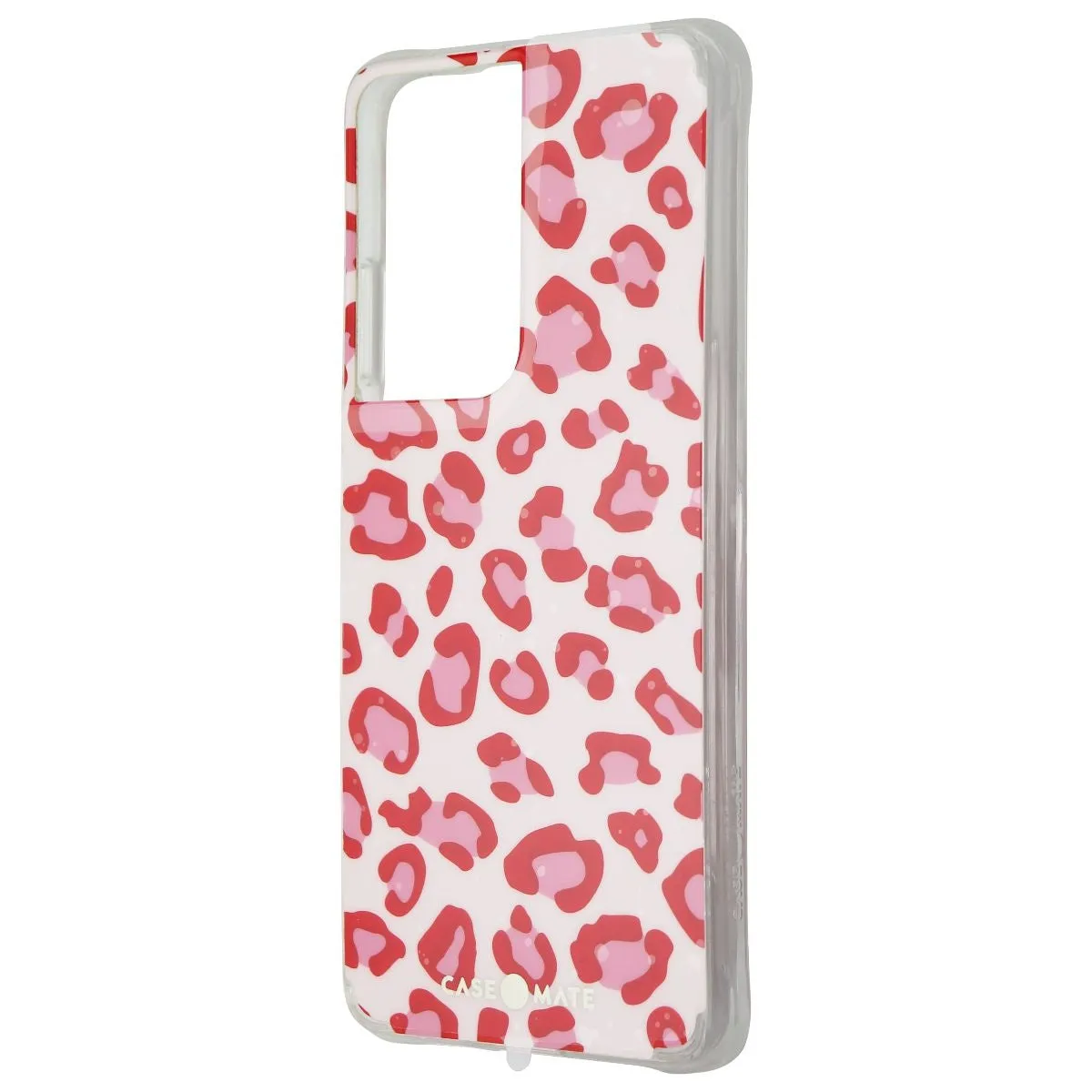 Case-Mate Prints Case for Samsung Galaxy S21 Ultra 5G - Pink Leopard Soft Shield Comfort Padding
