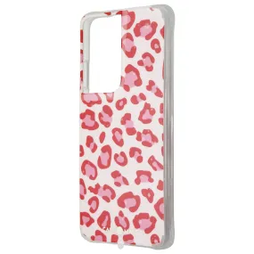 Case-Mate Prints Case for Samsung Galaxy S21 Ultra 5G - Pink Leopard Soft Shield Comfort Padding