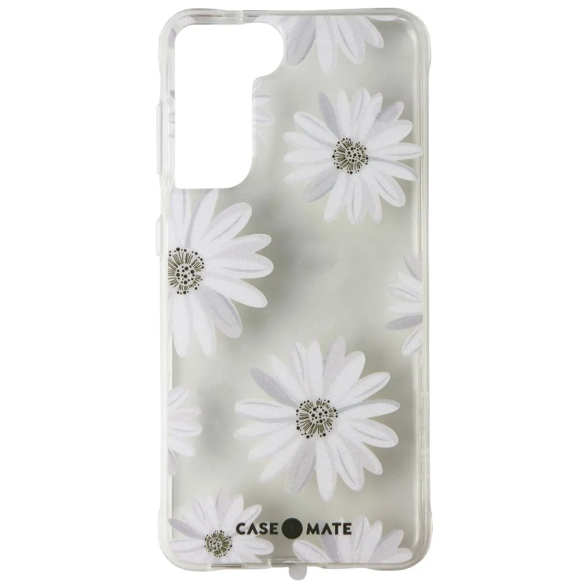Light Touch Case-Mate Prints Hardshell Case for Samsung Galaxy S21 5G - Glitter Daisies