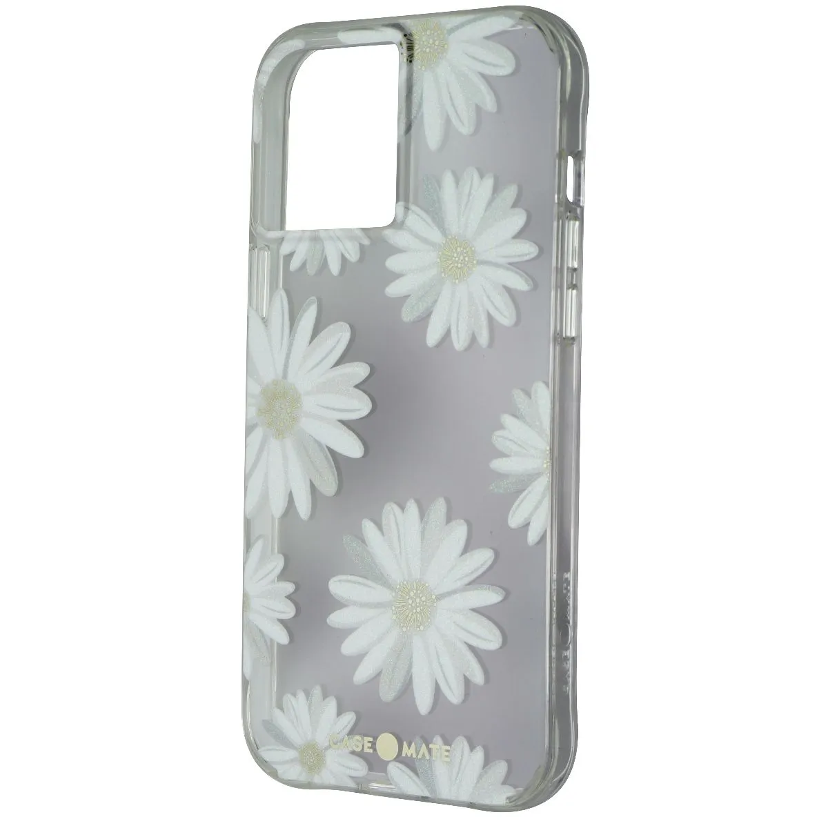 Compact Grip Flexible Pattern Case-Mate Prints Series Case for Apple iPhone 12 Pro Max - Glitter Daisies