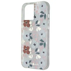 Matte Texture Surface Travel Ready Case-Mate Prints Series Case for Apple iPhone 12 Pro Max - Painted Floral