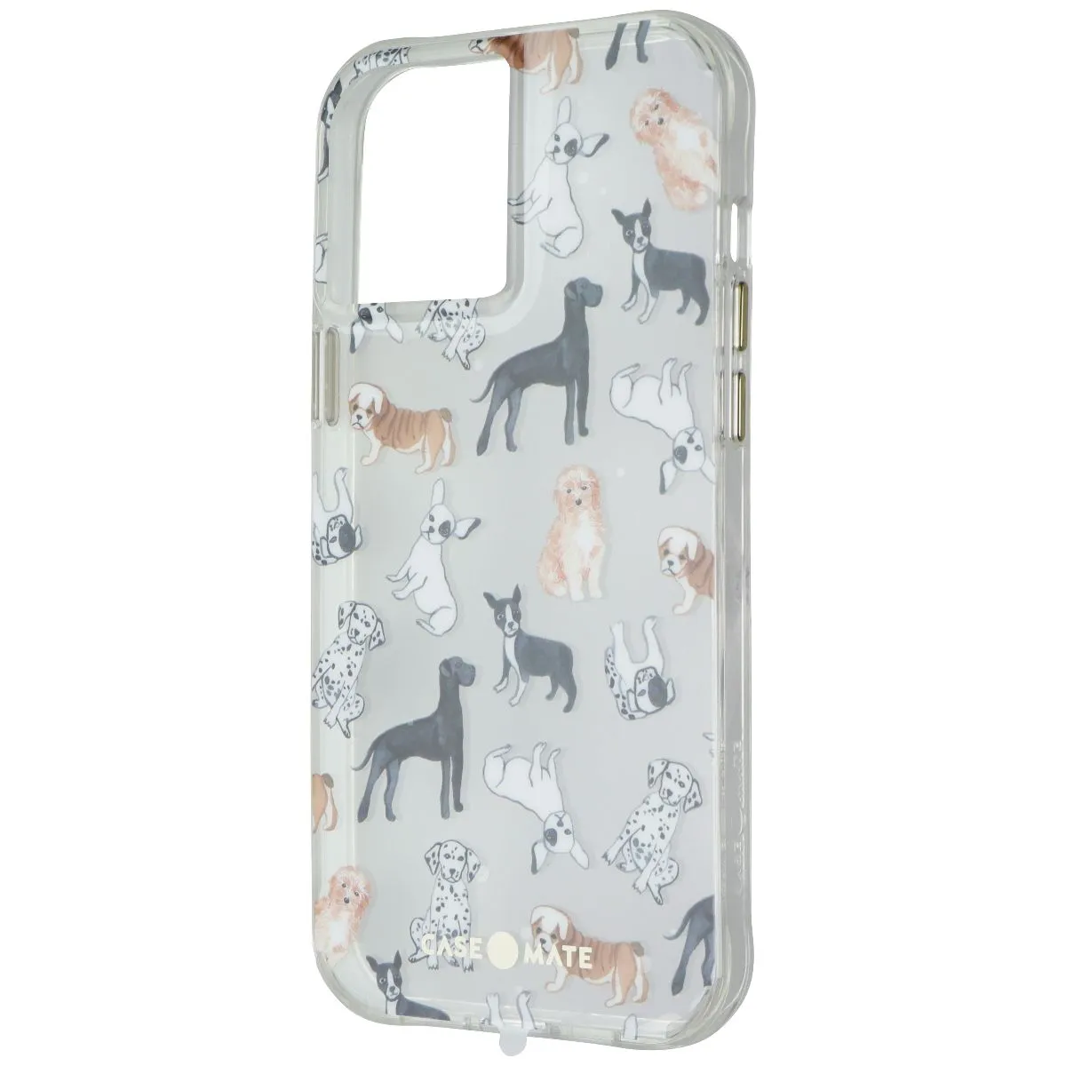 Daily Carry Unique Artwork Case-Mate Prints Series Case for Apple iPhone 12 Pro Max - Pup-arazzi