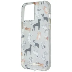 Daily Carry Unique Artwork Case-Mate Prints Series Case for Apple iPhone 12 Pro Max - Pup-arazzi